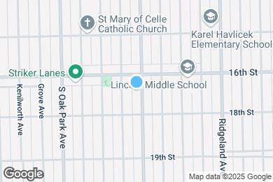 Map image of the property - 1620 East Ave