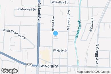 Map image of the property - 1376 Oakland Ave