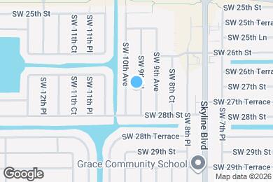 Map image of the property - 2702 SW 9th Pl