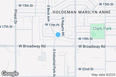 Map image of the property - 1015 W 19th St