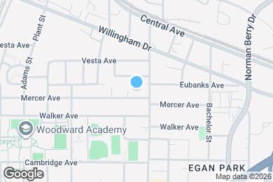 Map image of the property - 1411 Mercer Ave