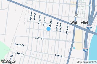 Map image of the property - 1625 6th Ave