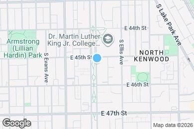 Map image of the property - 4611 S Drexel Blvd