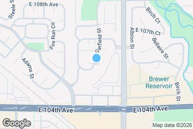 Map image of the property - 10540 Garfield St