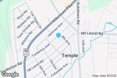 Map image of the property - 766 Tuckerton Ave