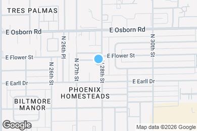 Map image of the property - 3126 N 28th St