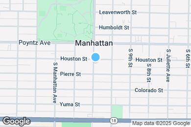 Map image of the property - 1029 Houston St