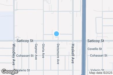 Map image of the property - Saticoy Street