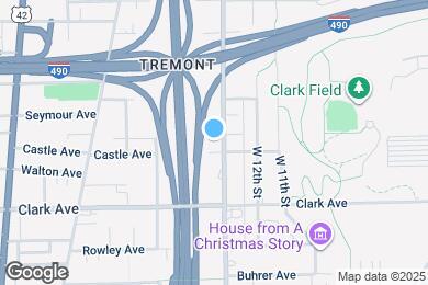 Map image of the property - 2950 W 14th St