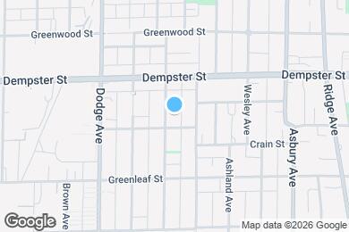 Map image of the property - 1209 Dewey Ave