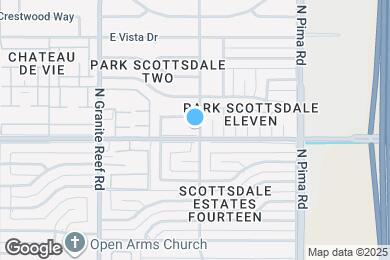 Map image of the property - 8538 E Chaparral Rd