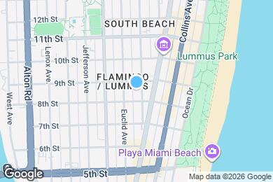 Map image of the property - 828 Pennsylvania Ave