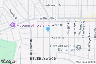 Map image of the property - Beverly Apartments