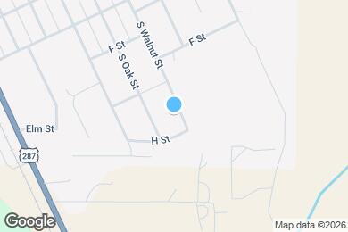 Map image of the property - 708 S Walnut St
