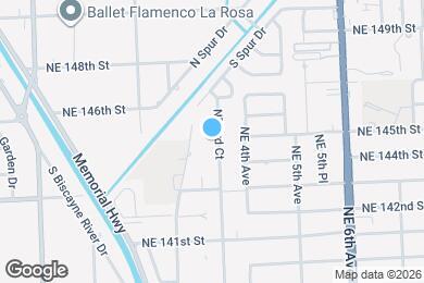 Map image of the property - 14420 NE 3rd Ct