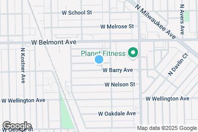 Map image of the property - 4124 W Barry Ave