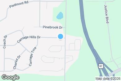 Map image of the property - 1604 Carriage Hills Dr