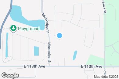 Map image of the property - 1811 E 111th Pl