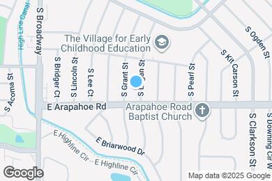 Map image of the property - 6671 S Logan St