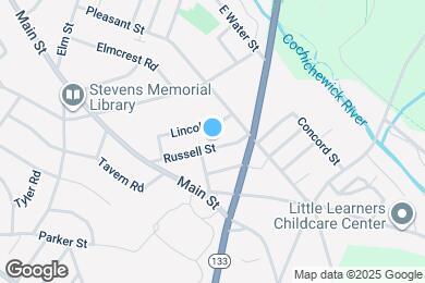 Map image of the property - 58 Russell St