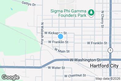 Map image of the property - 822 W Franklin St