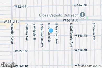 Map image of the property - 6353 S Richmond St