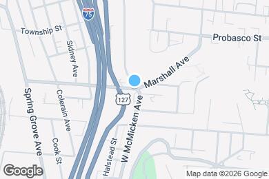 Map image of the property - 1001 Marshall Ave