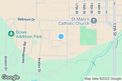 Map image of the property - 1706 Avalon