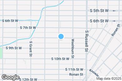 Map image of the property - 1661 S 8th St W