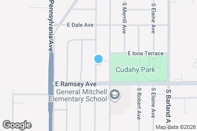 Map image of the property - 5840 S Indiana Ave
