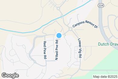 Map image of the property - 2025 Canyons Resort Dr
