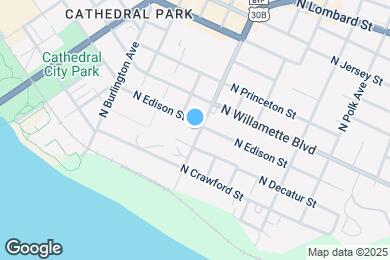 Map image of the property - 8208 N Edison St