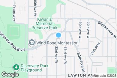 Map image of the property - 4258 33rd Ave W