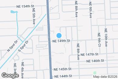 Map image of the property - 643 NE 149th St