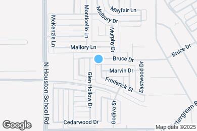 Map image of the property - 2611 Frederick St