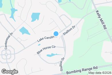 Map image of the property - 2048 Lake Carolina Dr