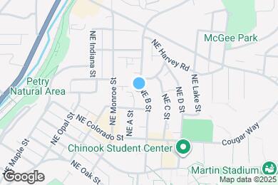 Map image of the property - 935 NE B St