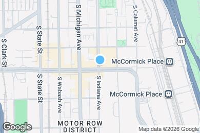 Map image of the property - 2153 S Indiana Ave