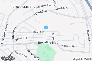 Map image of the property - 1441 Milan Ave