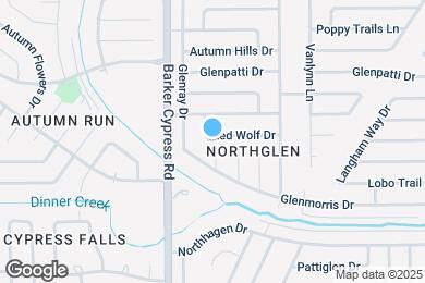 Map image of the property - 17903 Red Wolf Dr