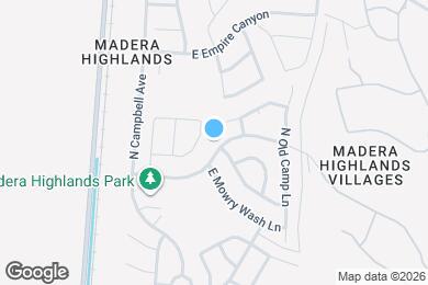Map image of the property - 989 E Stronghold Canyon Ln