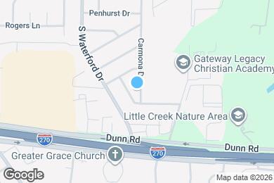 Map image of the property - 1365 Carmona Dr