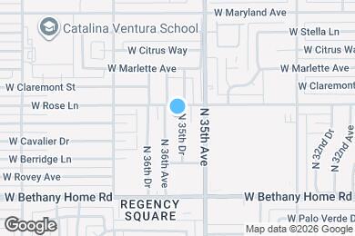 Map image of the property - 6144 N 35th Dr