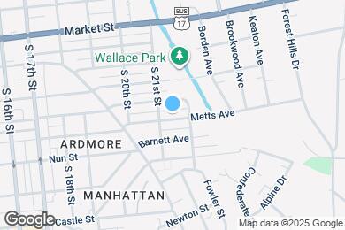 Map image of the property - 2111 Metts Ave