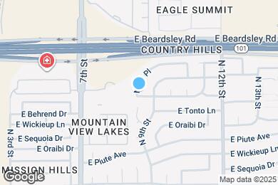 Map image of the property - 820 E Marco Polo Rd