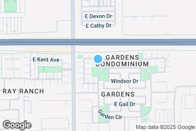 Map image of the property - 4101 E Jasper Dr