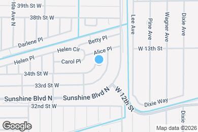 Map image of the property - 2509 34th St W