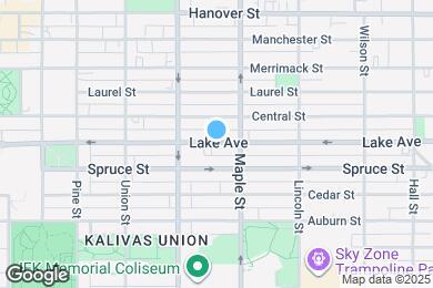 Map image of the property - 287 Lake Ave