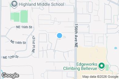 Map image of the property - 1400 154th Ave NE