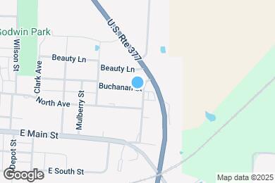 Map image of the property - 202 Bois D Arc St